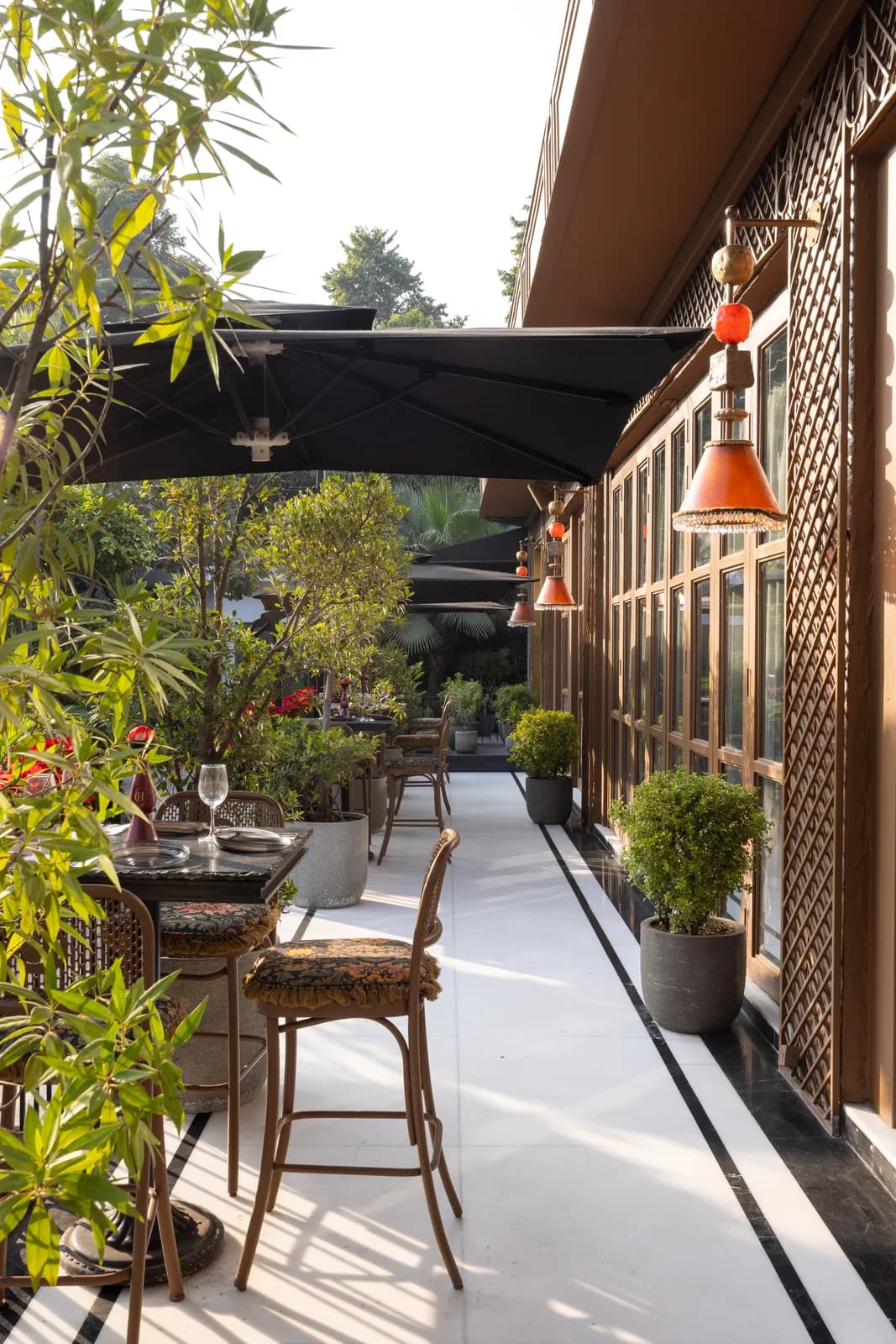 Courtyard Terrace Evening