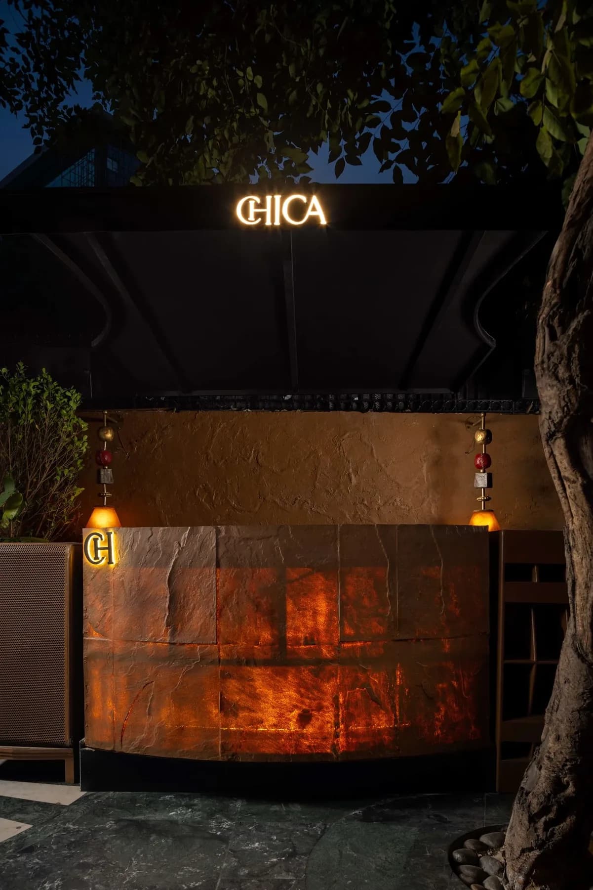 Chica Courtyard Entrance