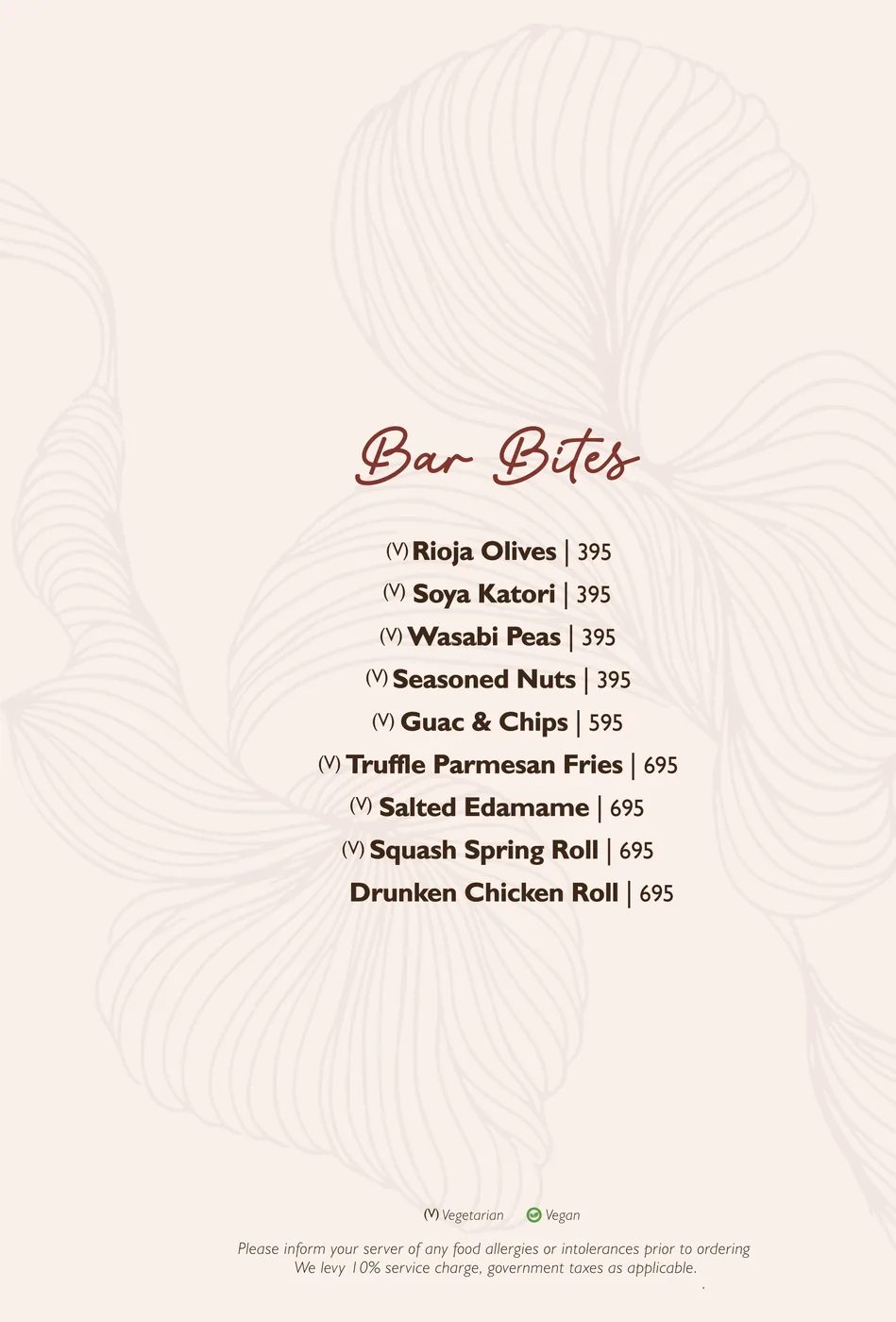 Food Menu Page 3
